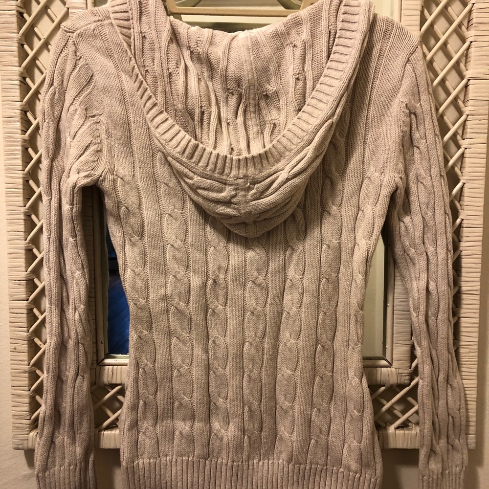 Pullover Cable Hoodie - image 4